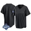 Silnrao LA.Dodgers #7 Blake Snell Player Black Pitch Fashion World Series Meet T-shirt Stitched Jerseys