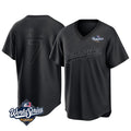 Silnrao LA.Dodgers #7 Blake Snell Player Black Pitch Fashion World Series T-shirt Stitched Jerseys