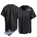Silnrao LA.Dodgers #8 Enrique Hern¨¢ndez Player Black World Series Pitch Fashion T-shirt Stitched Jerseys