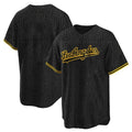 Silnrao LA.Dodgers ## Dodgers Blank Player Black Gold Limited Home Stitched Jerseys