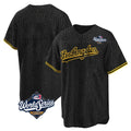 Silnrao LA.Dodgers ## Dodgers Blank Player Black Gold Limited Home World Series Stitched Jerseys