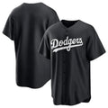 Silnrao LA.Dodgers ## Dodgers Blank Player Black Pitch Fashion T-shirt Stitched Jerseys