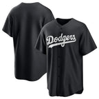 Silnrao LA.Dodgers ## Dodgers Blank Player Black Pitch Fashion T-shirt Stitched Jerseys