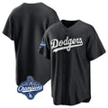 Silnrao LA.Dodgers ## Dodgers Blank Player Black Pitch Fashion World Series Meet T-shirt Stitched Jerseys
