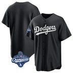 Silnrao LA.Dodgers ## Dodgers Blank Player Black Pitch Fashion World Series Meet T-shirt Stitched Jerseys