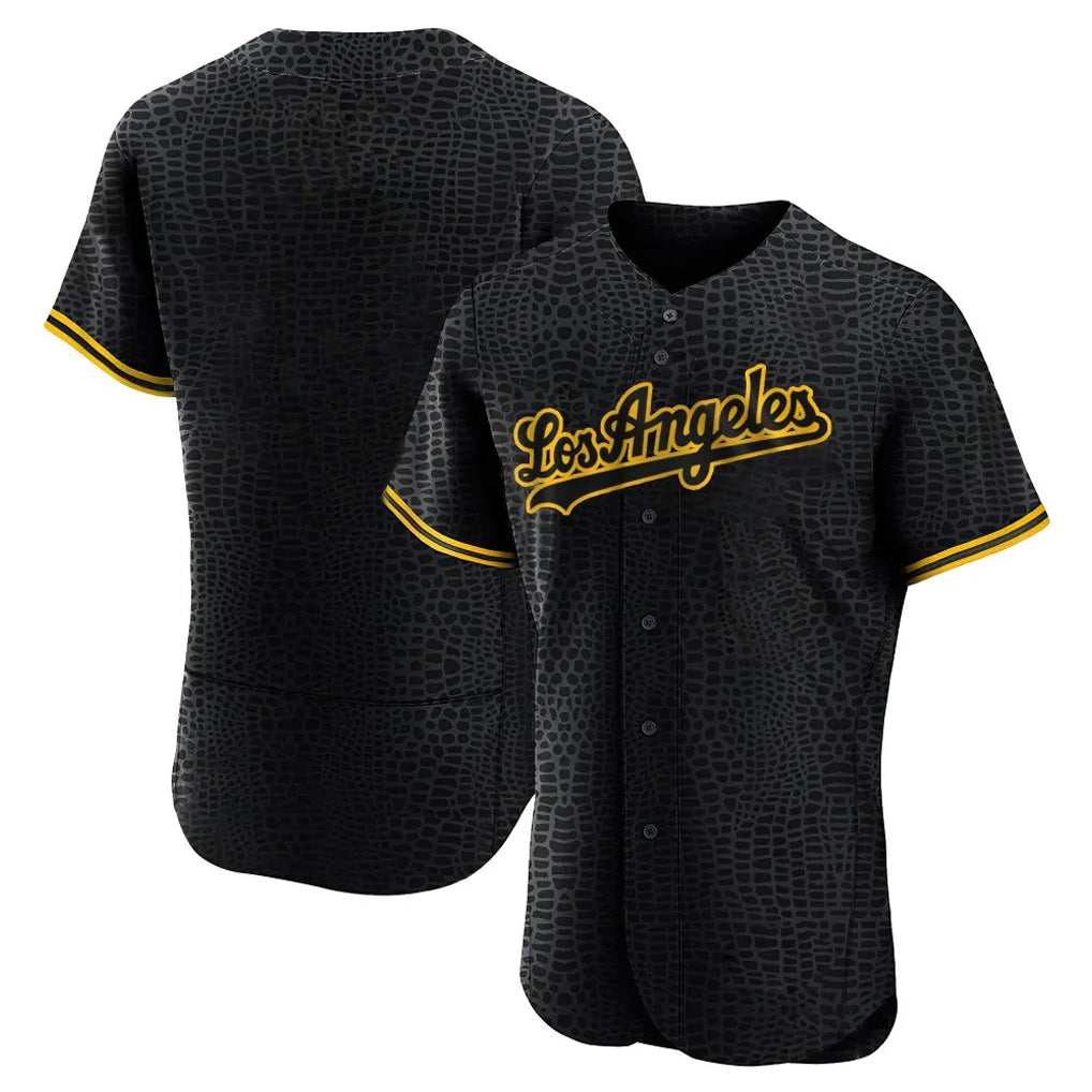 Silnrao LA.Dodgers ## Dodgers Blank Player Black Snake Skin City Limited Elite Home Stitched Jerseys