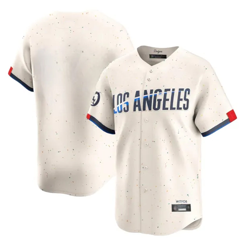 Silnrao LA.Dodgers ## Dodgers Blank Player Cream City Connect Limited Home Stitched Jerseys