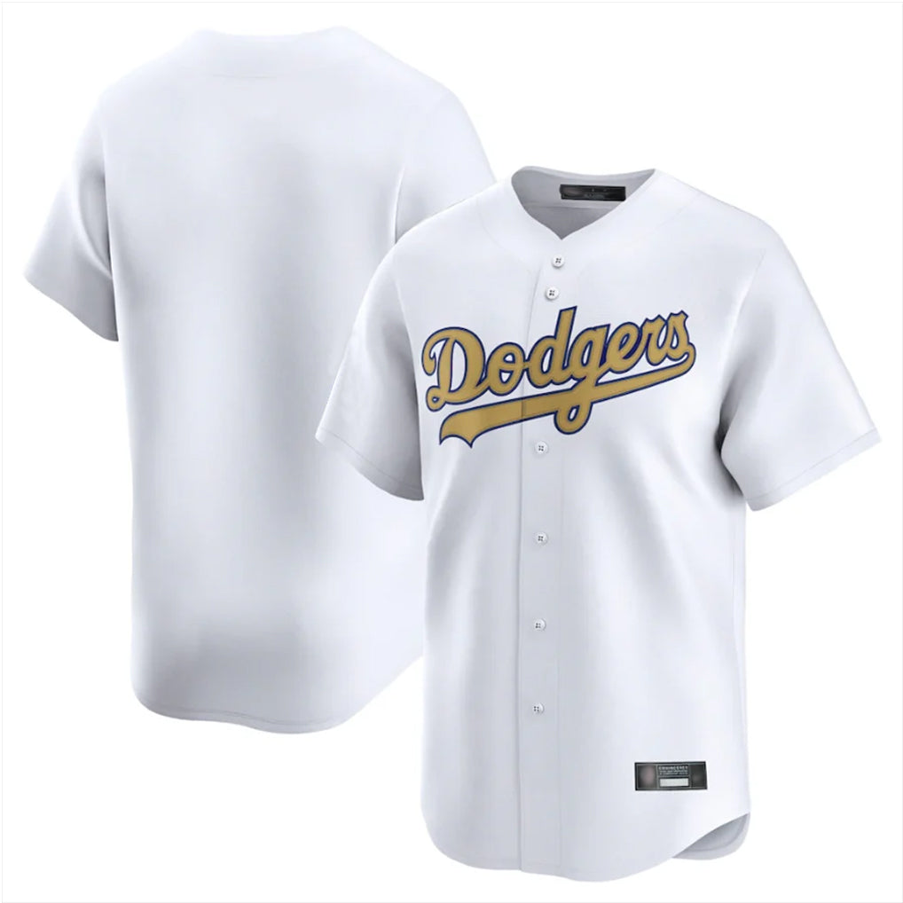 Silnrao LA.Dodgers ## Dodgers Blank Player Gold Collection Limited Home Stitched Jerseys