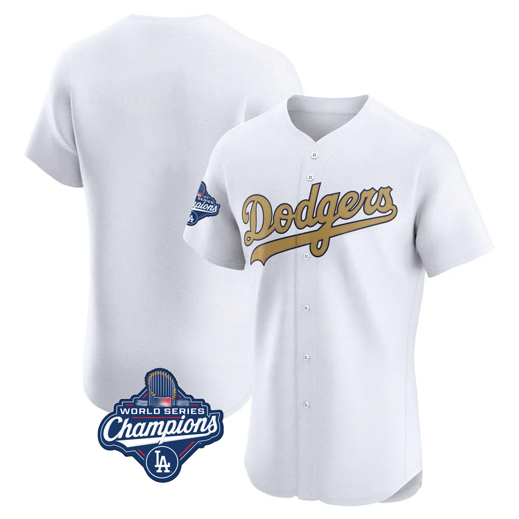 Silnrao LA.Dodgers ## Dodgers Blank Player Gold Limited Elite Home World Series Meet Stitched Jerseys
