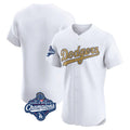 Silnrao LA.Dodgers ## Dodgers Blank Player Gold Limited Elite Home World Series Meet Stitched Jerseys