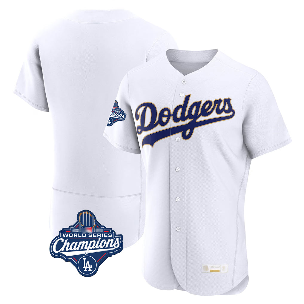 Silnrao LA.Dodgers ## Dodgers Blank Player Gold White 2026 Collection Stadium Limited Elite World Series Meet Stitched Jerseys