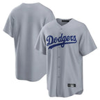Silnrao LA.Dodgers ## Dodgers Blank Player Gray Game Home Stitched Jerseys