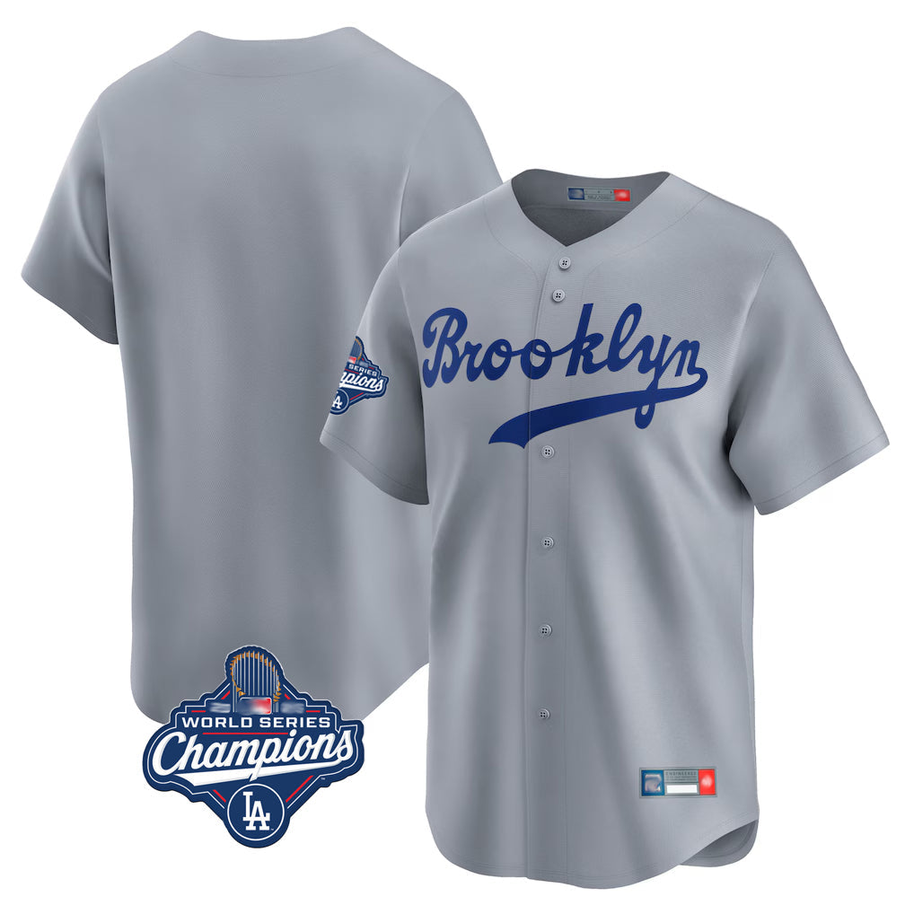 Silnrao LA.Dodgers ## Dodgers Blank Player Gray Game Limited Home World Series Meet Stitched Jerseys