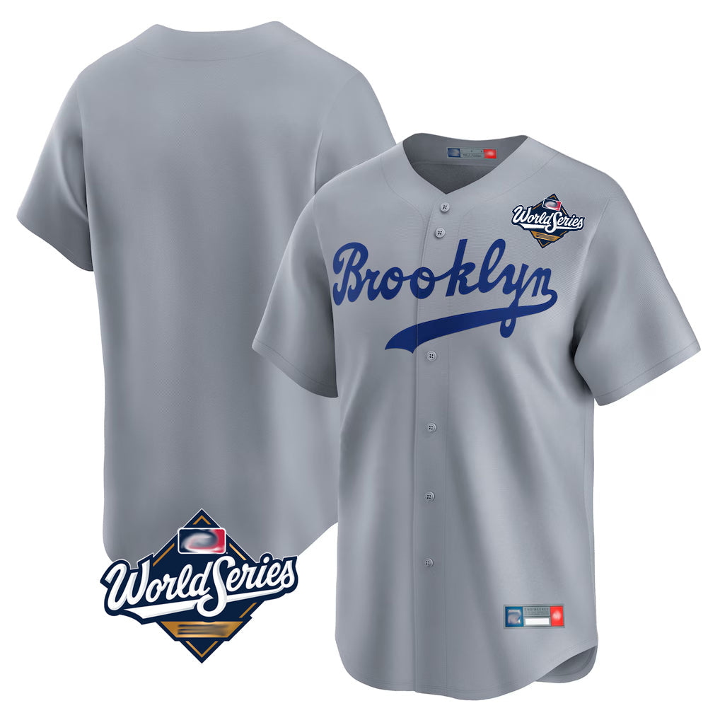 Silnrao LA.Dodgers ## Dodgers Blank Player Gray Game Limited Home World Series Stitched Jerseys