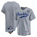 Silnrao LA.Dodgers ## Dodgers Blank Player Gray Game Limited Home World Series Stitched Jerseys