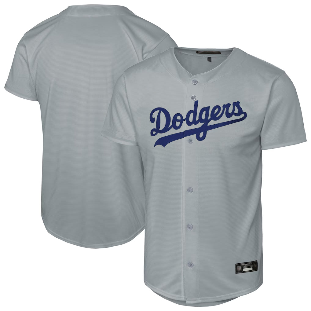 Silnrao LA.Dodgers ## Dodgers Blank Player Gray Game Stitched Jerseys