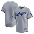 Silnrao LA.Dodgers ## Dodgers Blank Player Gray Limited Game Stitched Jerseys