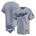 Silnrao LA.Dodgers ## Dodgers Blank Player Gray Limited Game World Series Meet Stitched Jerseys
