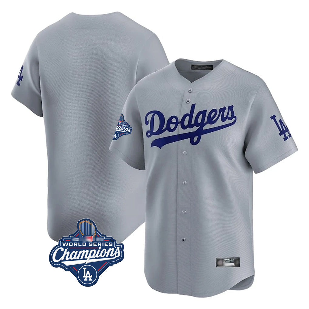 Silnrao LA.Dodgers ## Dodgers Blank Player Gray Limited Home World Series Meet Stitched Jerseys