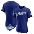 Silnrao LA.Dodgers ## Dodgers Blank Player Royal City Connect Elite Home World Series Meet Stitched Jerseys