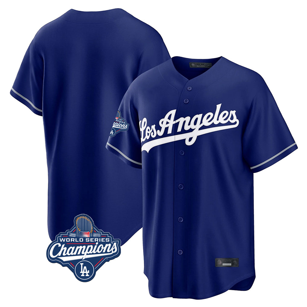Silnrao LA.Dodgers ## Dodgers Blank Player Royal Game World Series Meet Stitched Jerseys