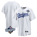 Silnrao LA.Dodgers ## Dodgers Blank Player White Game Home World Series Stitched Jerseys