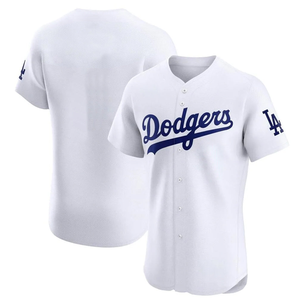 Silnrao LA.Dodgers ## Dodgers Blank Player White Limited Elite Home Stitched Jerseys