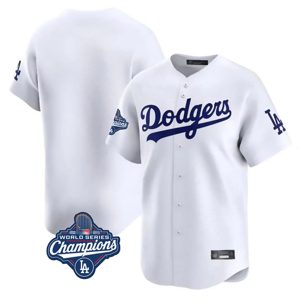 Silnrao LA.Dodgers ## Dodgers Blank Player White Limited Home World Series Meet Stitched Jerseys