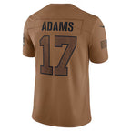 Silnrao LA.Rams #17 Davante Adams Player Brown Salute To Service Limited Stitched Jerseys