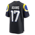Silnrao LA.Rams #17 Davante Adams Player Midnight Blue Rivalries Collection Game Stitched Jerseys