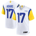 Silnrao LA.Rams #17 Davante Adams Player White Game Stitched Jerseys