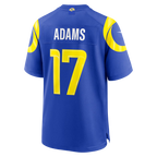 Silnrao LA.Rams #17 Davante Adams Royal Team Game Player Stitched Jerseys