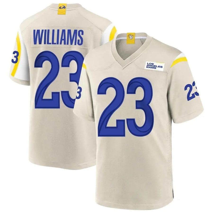 SilnraoLA.Rams #23 Kyren Williams Player Bone Replica Game Stitched Jerseys