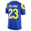 Silnrao LA.Rams #23 Kyren Williams Royal Team Vapor F.U.S.E. Stitched Limited Jerseys