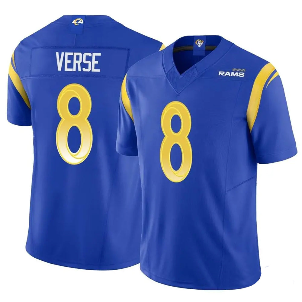 Silnrao LA.Rams #8 Jared Verse Player Arctic Camo Salute to Service Limited Stitched Jerseys