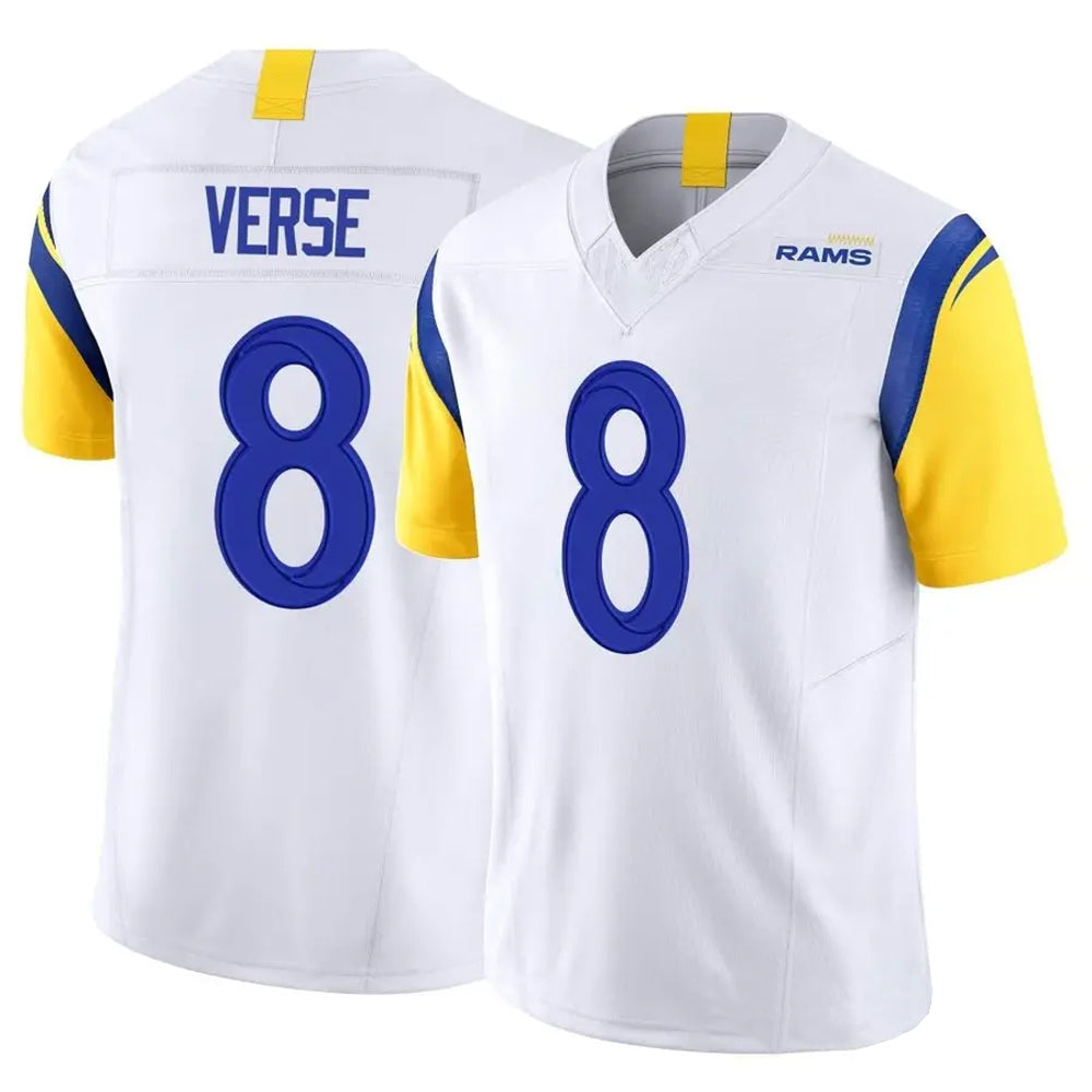 Silnrao LA.Rams #8 Jared Verse Player Arctic Camo Salute to Service Limited Stitched Jerseys