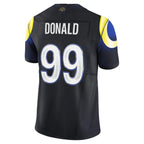 Silnrao LA.Rams #99 Aaron Donald 2025 Rivalries Collection Limited Jersey - Midnight Blue Stitched Jerseys