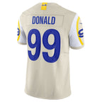 Silnrao LA.Rams #99 Aaron Donald Alternate Vapor F.U.S.E. Limited Jersey - Bone Stitched Jerseys