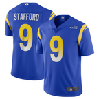 Silnrao LA.Rams #9 Matthew Stafford Royal Vapor Limited Jersey American Stitched Jerseys