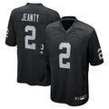 Silnrao LV.Raiders #2 Ashton Jeanty Player Black Game Stitched Jerseys