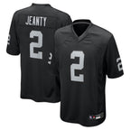Silnrao LV.Raiders #2 Ashton Jeanty Player Black Game Stitched Jerseys