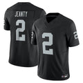 Silnrao LV.Raiders #2 Ashton Jeanty Player Black Home Limited Stitched Jerseys