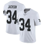 Silnrao LV.Raiders #34 Bo Jackson Player White Vapor Limited Stitched Jerseys