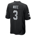 Silnrao LV.Raiders #3 Zamir White Black Team Game Stitched Jerseys