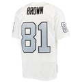 Silnrao LV.Raiders #81 Tim Brown Player White Alternate Game Stitched Jerseys