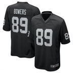 Silnrao LV.Raiders #89 Brock Bowers Black 2024 Draft First Round Pick Player Game Jersey Stitched Jerseys
