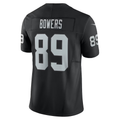 Silnrao LV.Raiders #89 Brock Bowers Black Team Vapor F.U.S.E. Stitched Limited Jerseys