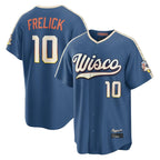 Silnrao M.Brewers #10 Sal Frelick Player Blue 2026 City Connect Home Game Stitched Jerseys
