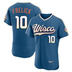 Silnrao M.Brewers #10 Sal Frelick Player Blue 2026 City Connect Home Limited Elite Stitched Jerseys