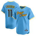 Silnrao M.Brewers #11 Jackson Chourio Player Light Blue City Connect Home Limited Stitched Jerseys